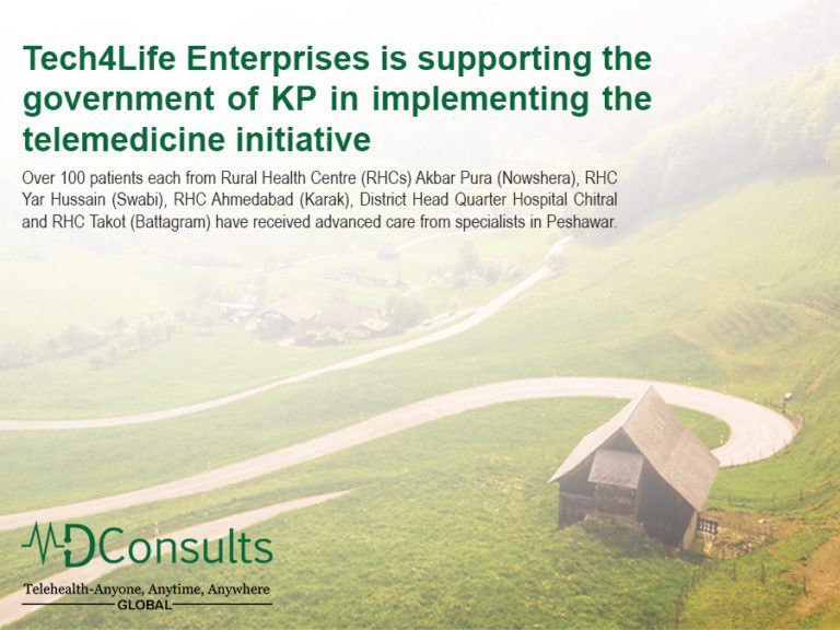 Telemedicine improving lives of people in remote communities of Khyber Pakhtunkhwa.