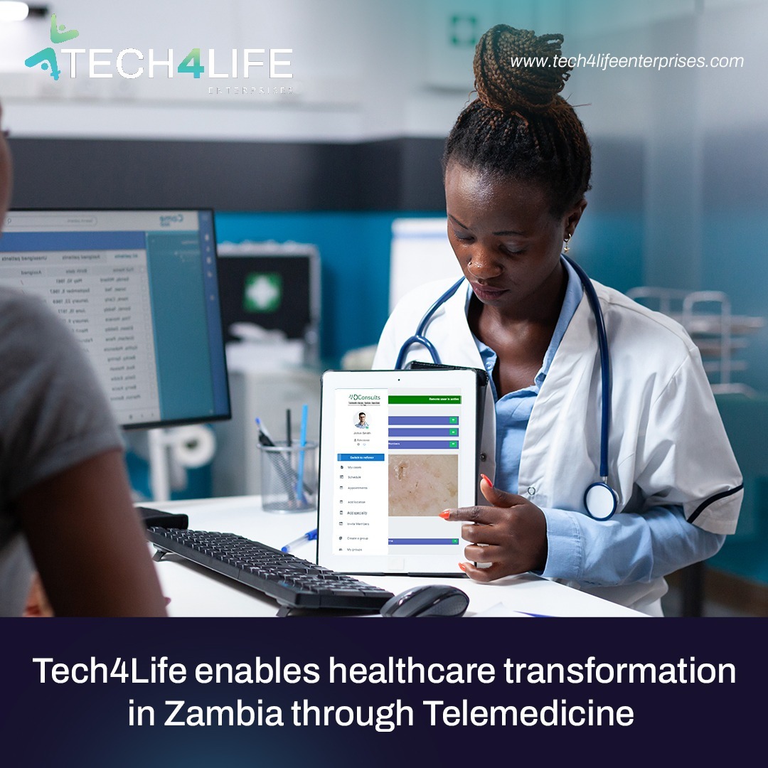 Transforming Healthcare in Zambia: Telemedicine Initiative by Tech4Life & Medizam Healthcare Limited